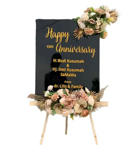 Papan Bunga Akrilik Batang Hari Leko