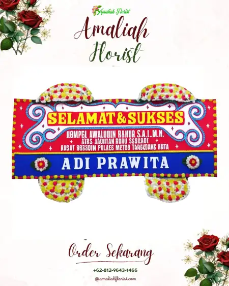 Papan Bunga Ucapan Selamat Batang Hari Leko